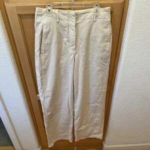 Aritzia Wilfred Free Cream Straight Leg Chino Pants Size 4